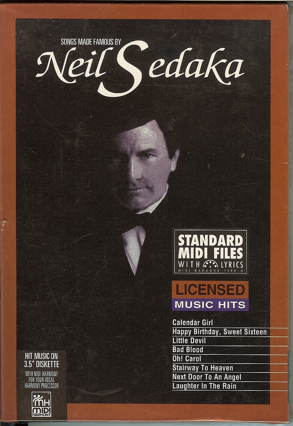 Tune 1000 Songs Made Famous by Neil Sedaka 3.5 Floppy Disk